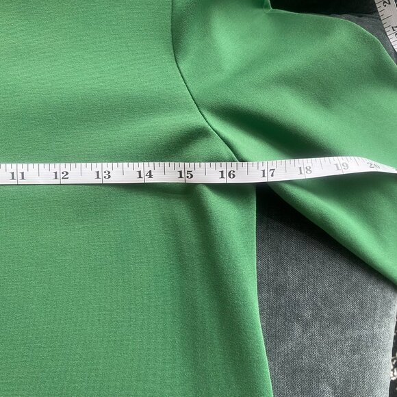 Lisa Perry x Barneys New York A-Line Mini Dress, Kelly Green, Size 6 - Picture 4 of 9